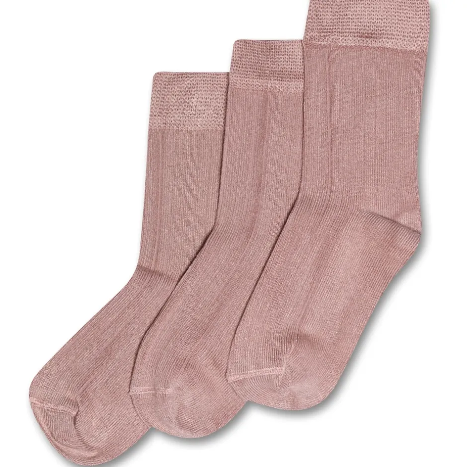 Bamboo strømper 3 pak - Rose Strømper|Multipack
