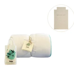 Outlet Bambus babydyne med sengetøj - Misty rose Børn Pakkeløsninger|Sengetøj