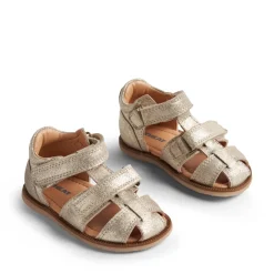 Online Baya lukket glimmer sandal - grey Sandaler Med Blink|Sandaler Med Lukket Tå