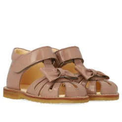 Hot Begynder sandal med sløjfe og velcro lukning - 3289 Sandaler Med Lukket Tå