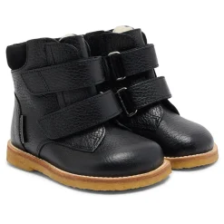 Discount Begynder Tex Støvle Med Velcro - SORT Vinterstøvler