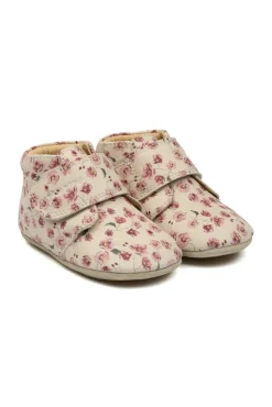 Online Begynder velcro print - Autumn anemone Hjemmesko