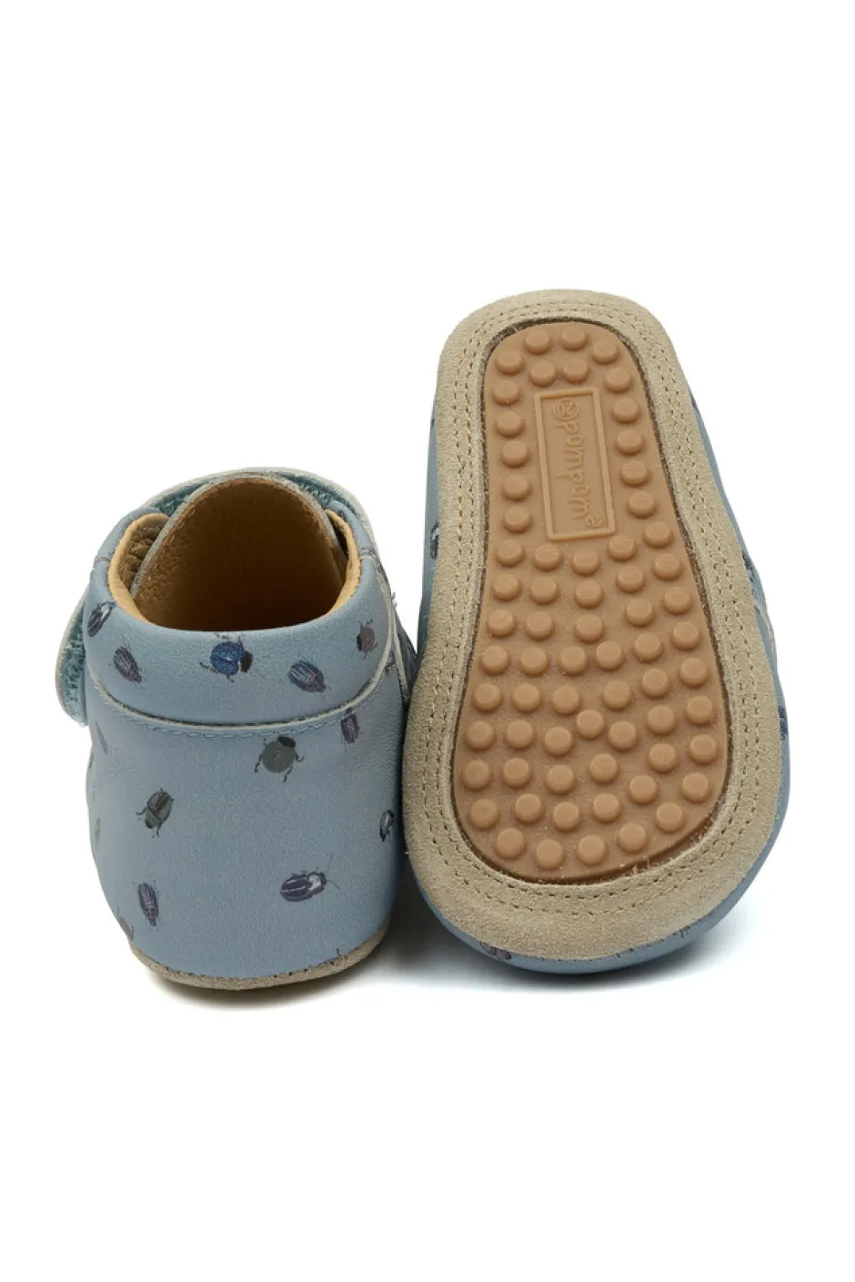 New Begynder velcro print - Beetle Hjemmesko