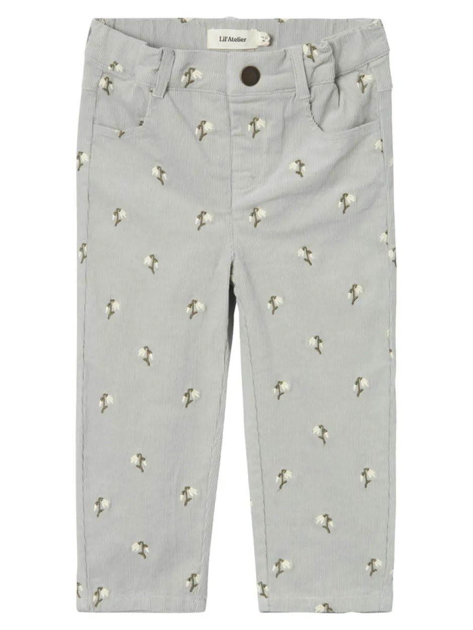 Bella baggy cord bukser - MIRAGEGRAY Bukser