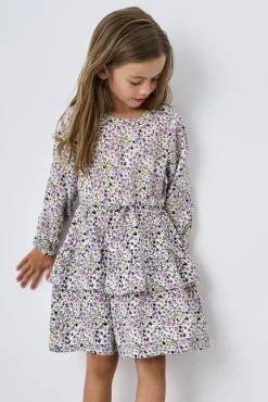 Best Bella ls v-neck kjole aop - CLOUDDANCE Kjoler