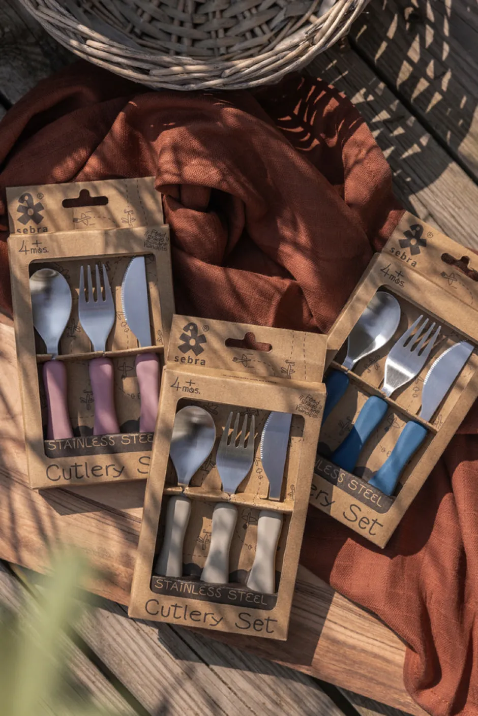 Online Bestik, silikone, Fanto, jetty beige Bestik