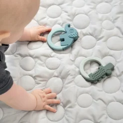 Clearance Biderangle 2 stk Deer friends Grøn/Blå Bideringe & Rangler