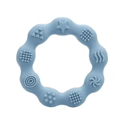 New Bidering i silicone med taktile overflader, blå Bideringe & Rangler