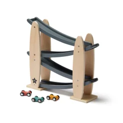 Sale Bilbane, natur/grå Legetøjsbiler