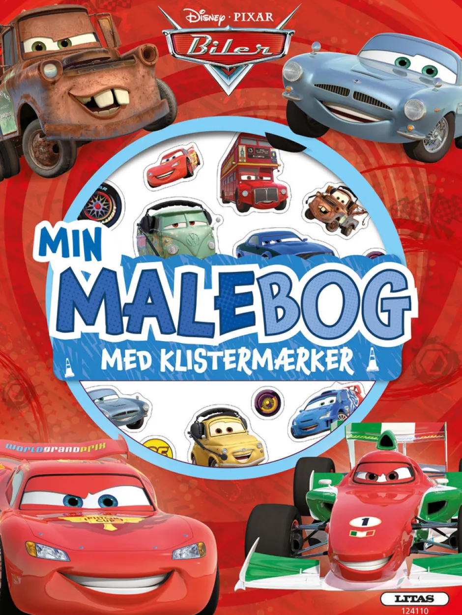 Biler: Malebog med klistermærker Aktivitets- & Malebøger