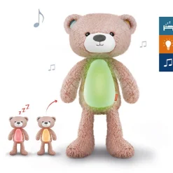 New Bjørnen Brody, søvntræner - pink Børn White Noise Og Højtalere|Lamper