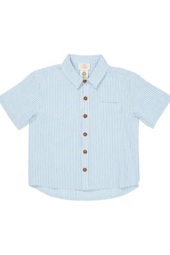 New Bæk og bølge bluse - sky blue Skjorter