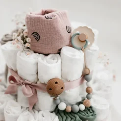 Online Ble kage - Pink Børn Stofbleer