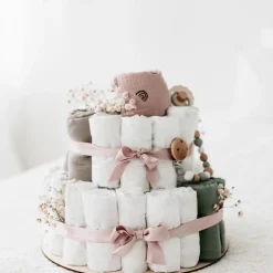 Online Ble kage - Pink Børn Stofbleer