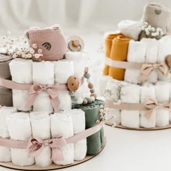 Online Ble kage - Pink Børn Stofbleer