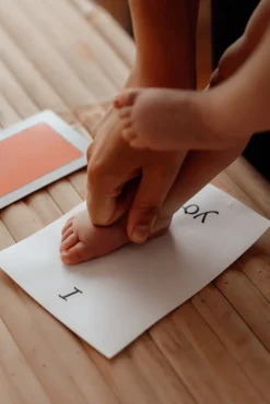 New Blækfri hånd og fodaftryk- 2-pak - Lyserød/Sort Hånd- & Fodaftryk