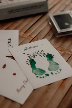 Discount Blækfri hånd og fodaftryk 3-pak - Jul Hånd- & Fodaftryk|Dekorationer