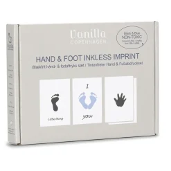 New Blækfri hånd og fodaftryk 2-pak - Blå/Sort Hånd- & Fodaftryk