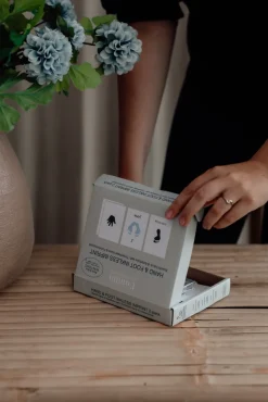 New Blækfri hånd og fodaftryk 2-pak - Blå/Sort Hånd- & Fodaftryk