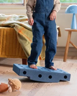 Hot Block Base Deep Blue Store Byggesæt|Tumlemøbler