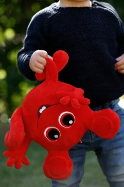 Bobbo bamse rød, 26 cm Bamser