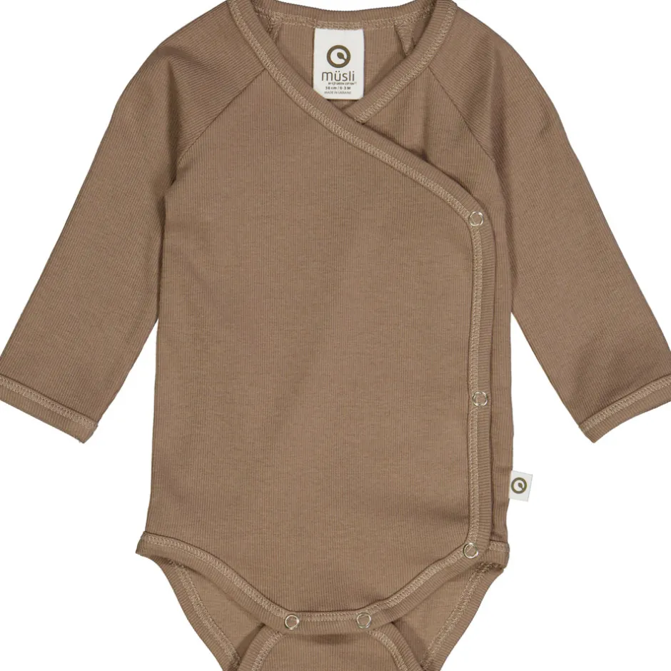 Online Body - Walnut Bodystocking M. Skrålukning|Bodystocking Langærmet