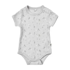 Outlet Body Kortærmet Med Print 4-Pak - 190 Multipack|Bodystocking Kortærmet