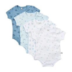 Discount Body Kortærmet Med Print 4-Pak - 701 Multipack|Bodystocking Kortærmet