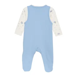 Sale Body langærmet m.romper - Ashley Blue Bodysæt|Heldragter M. Fod