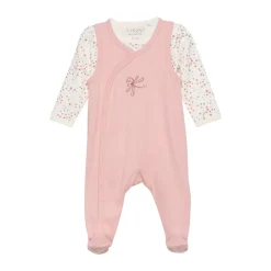 Online Body langærmet m.romper - Misty Rose Bodysæt|Heldragter M. Fod