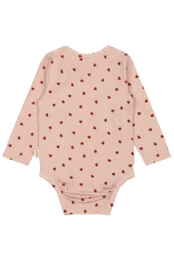 Body ls - Heart Bodystocking Langærmet