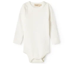 Outlet Body med lange ærmer - Gentle white Bodystocking Langærmet