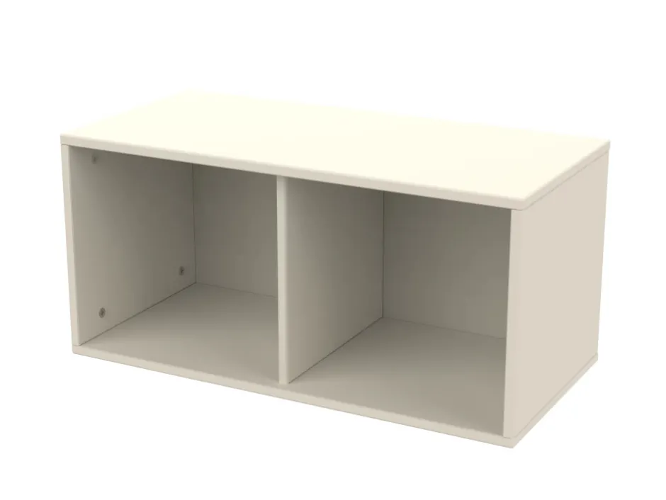 Best Bogkasse, Dots 72x34,5x34,5, Cream Børn Hylder