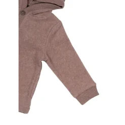 Hot Bomuld Fleece Cardigan med hætte - BURLWOODME Softshell & Fleece