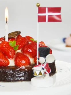 Clearance Bordflag, mus med tromme Børn Fødselsdagstoge