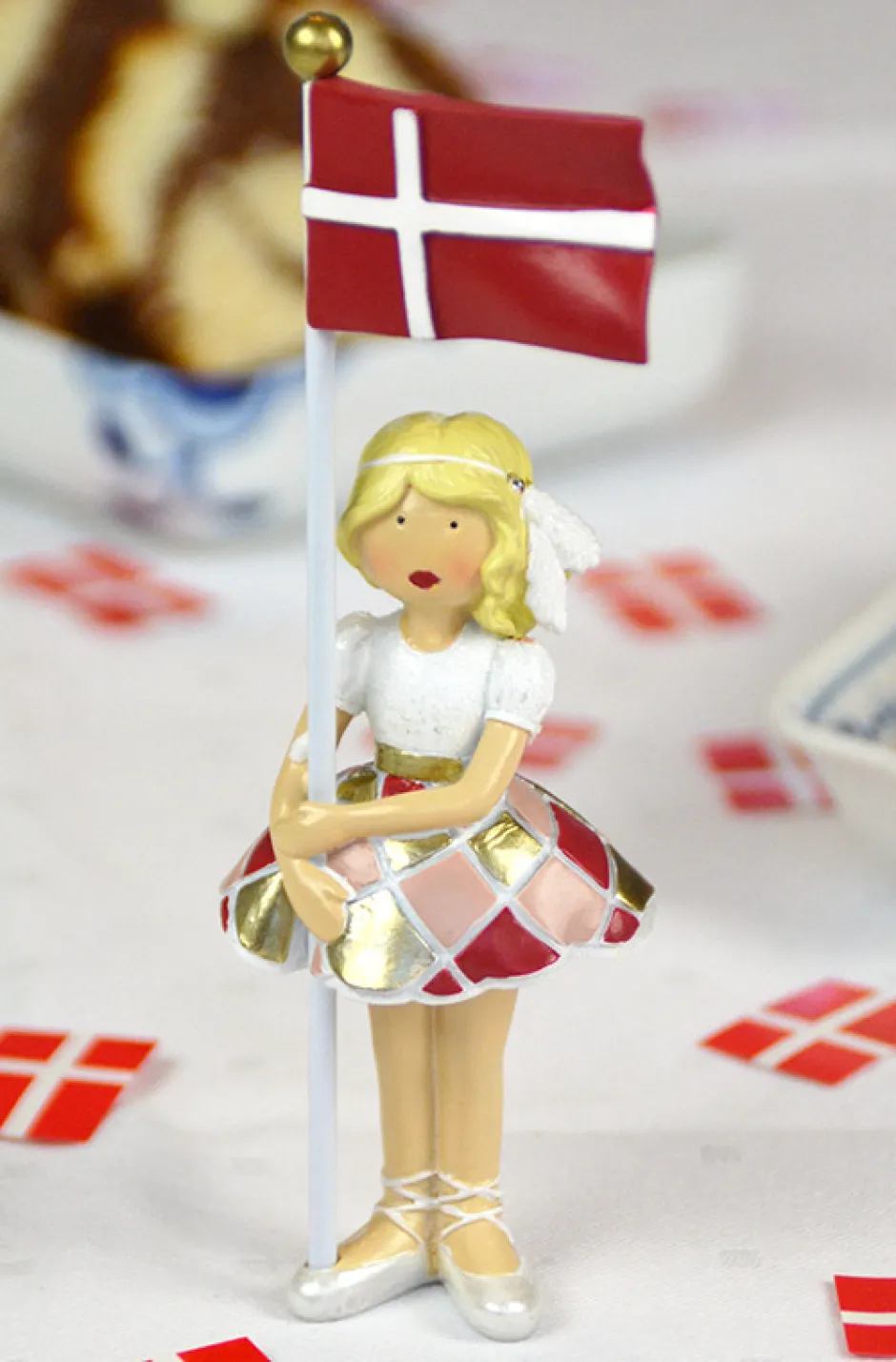 Best Bordpynt, flag med ballerina Børn Fødselsdagstoge