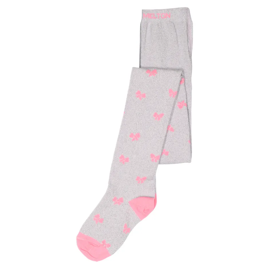 Best Bow glitter tights - 4111 Strømpebukser