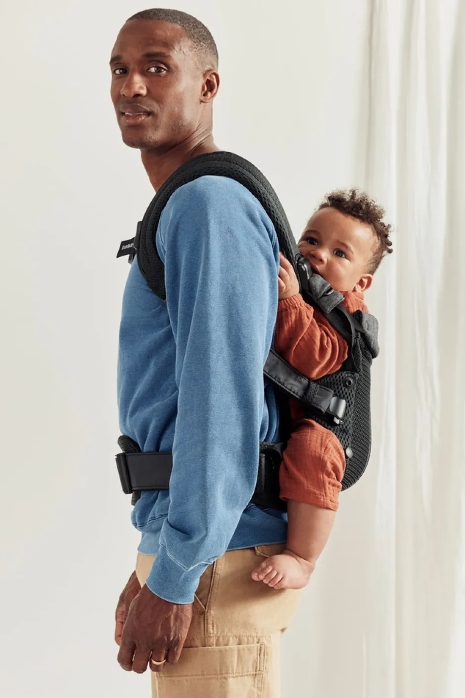 Clearance Bæresele Harmony - 3D-mesh, Sort Bæreseler & Vikler