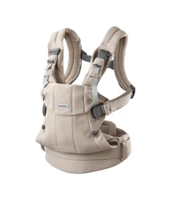 Discount Bæresele Harmony - Vævet mélange, Lys beige Bæreseler & Vikler