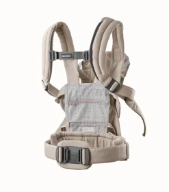 Discount Bæresele Harmony - Vævet mélange, Lys beige Bæreseler & Vikler