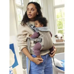 Sale Bæresele Harmony, 3D mesh, Gråbeige Bæreseler & Vikler