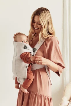 Discount Bæresele Mini - 3D-jersey, Lys beige Bæreseler & Vikler