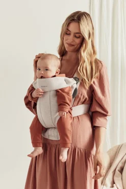 Discount Bæresele Mini - 3D-jersey, Lys beige Bæreseler & Vikler