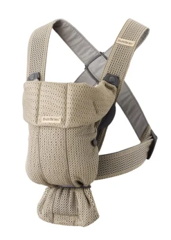 Discount Bæresele Mini - 3D-mesh, Grå beige Bæreseler & Vikler