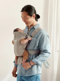 Discount Bæresele Mini - 3D-mesh, Grå beige Bæreseler & Vikler