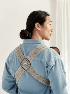 Discount Bæresele Mini - 3D-mesh, Grå beige Bæreseler & Vikler