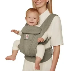 New Bæresele, Omni Deluxe, Mesh - Soft Olive Bæreseler & Vikler