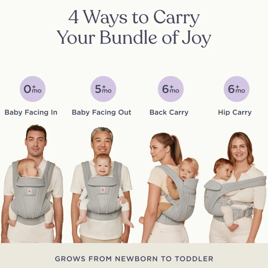 New Bæresele, Omni Deluxe, Mesh - Soft Olive Bæreseler & Vikler