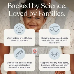 Discount Bæresele, Omni Deluxe, Mesh - Midnight Blue Bæreseler & Vikler