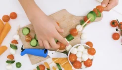 Børnekokkeknivsæt - grøn/blå Bestik